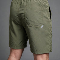 Short Elástico Mescla Microfibra – Verde