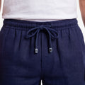 Short Elástico com Linho