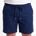 Short Casual de Linho com Elástico My Size