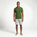 Polo Casual Gola com Zíper