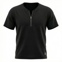 Camisa Casual com Zíper