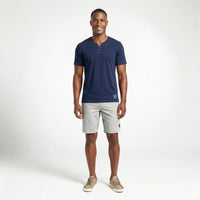 Bata Casual com Azelhas – Azul Marinho