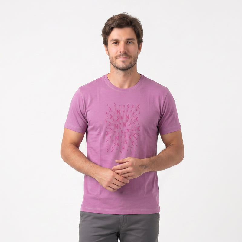Camiseta Masculina Silk KNK Lilás