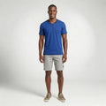 Camiseta Masculina Texturizada com Zíper