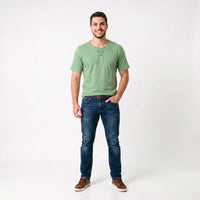 Bata Masculina com 6 Ilhós