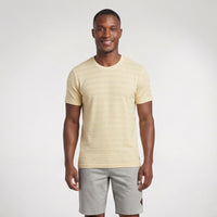 Camiseta Casual Texturizada com Linho