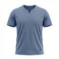 Camiseta de Algodão com Gola Transpassada