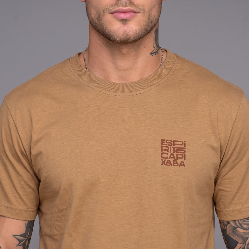 Camiseta Espírito Capixaba + Paula Martins – Marrom Claro