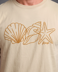 Camiseta Bordado Conchas