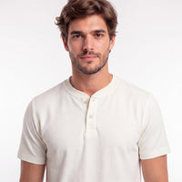 Camiseta Gola Portuguesa 2 Botões Tricot