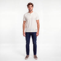 Camiseta Gola Portuguesa 2 Botões Tricot