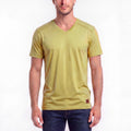 Camiseta Casual Malha Gola V