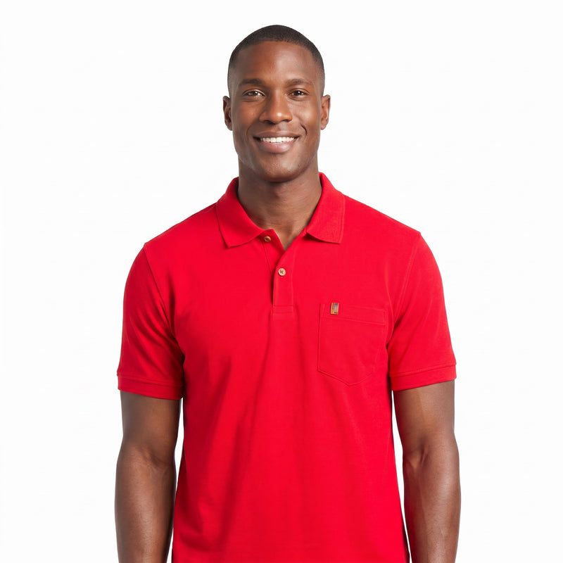 Polo Básica com Bolso