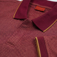 Polo sem botões Blending Textilfio – Vinho