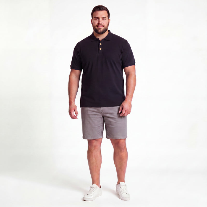 Polo de Malha com 2 Botões My Size