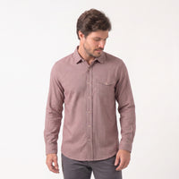 Camisa Social Manga Longa Flanelada