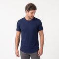 Camiseta Casual Gola Olímpica Dupla