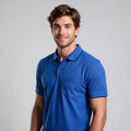 Polo Casual 2 Botões – Azul Marinho