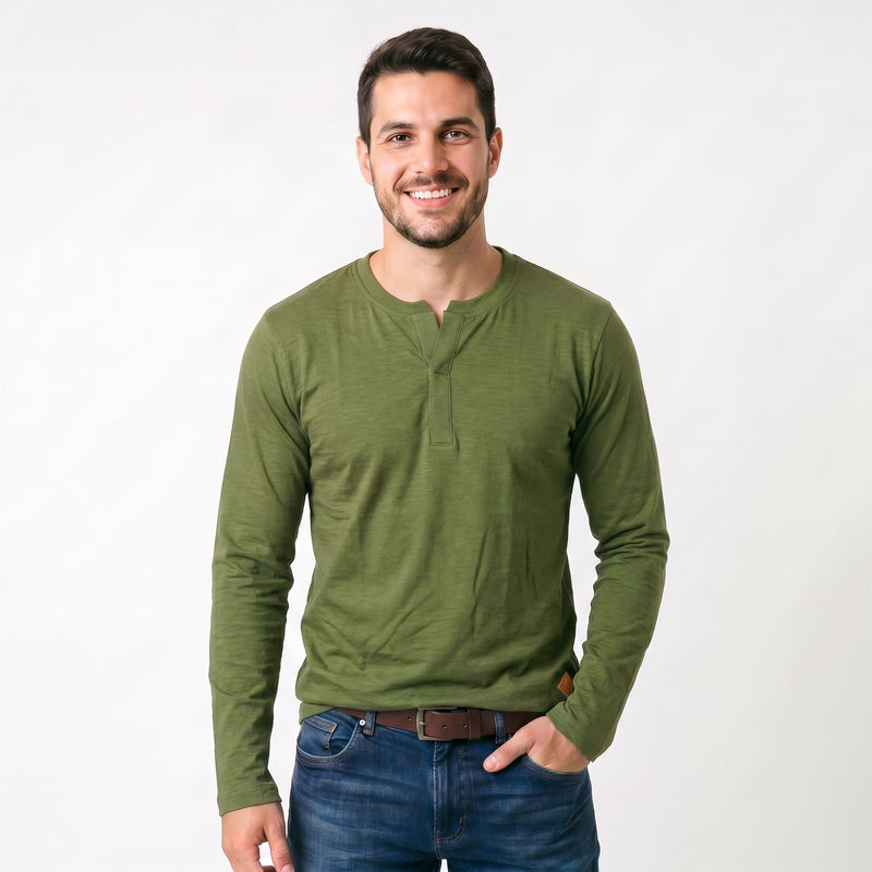 Camiseta Manga Longa Gola Patô Alongado