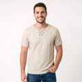 Bata Masculina com 6 Ilhós