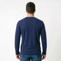 Camiseta Manga Longa Gola Transpassada