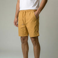 Short Elástico com Linho