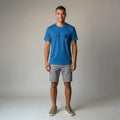 Camiseta Silk Casual – Azul Índigo