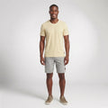 Camiseta Casual Texturizada com Linho