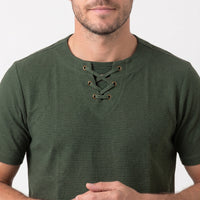 Bata Casual 6 Ilhós Cordão Embutido