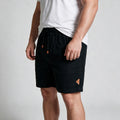 Short Linho Casual com Elástico My Size – Preto