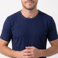 Camiseta Casual Gola Olímpica Dupla