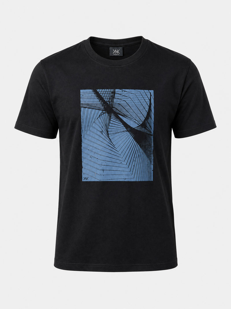 Camiseta Masculina Silk KNK Preta