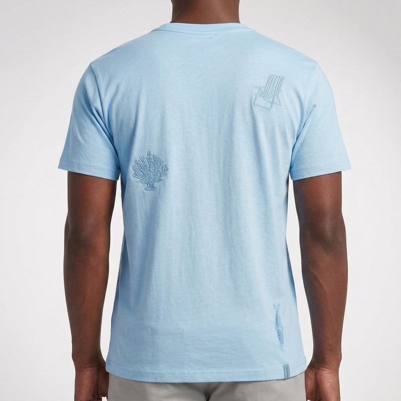 Camiseta Casual Bordada