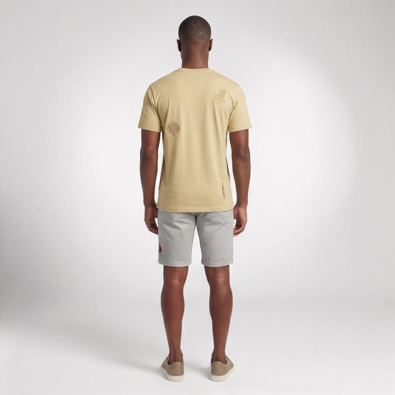 Camiseta Casual Bordada