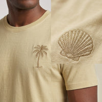Camiseta Casual Bordada