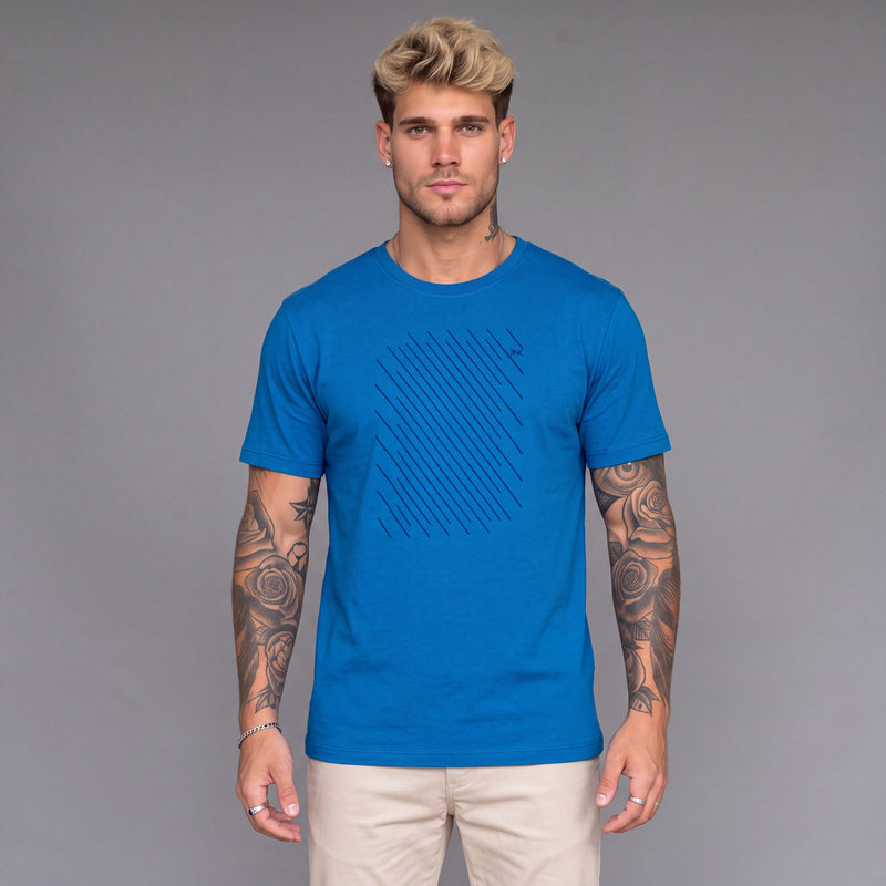 Camiseta KNK Silk Malha – Azul