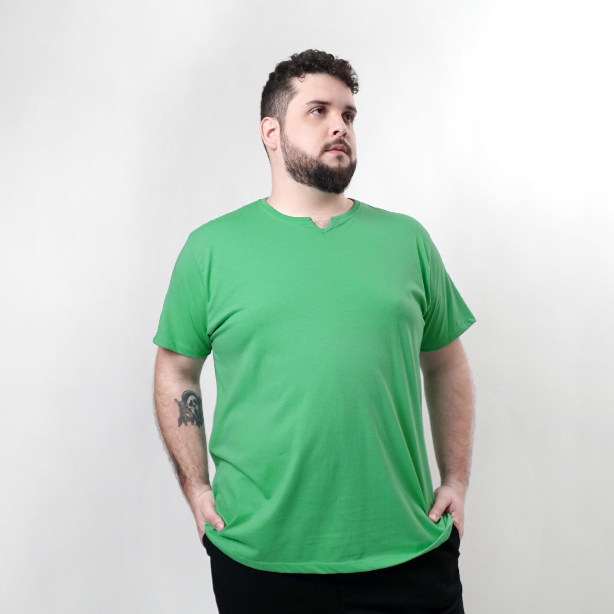 Camiseta com Gola Gota My Size - Konyk