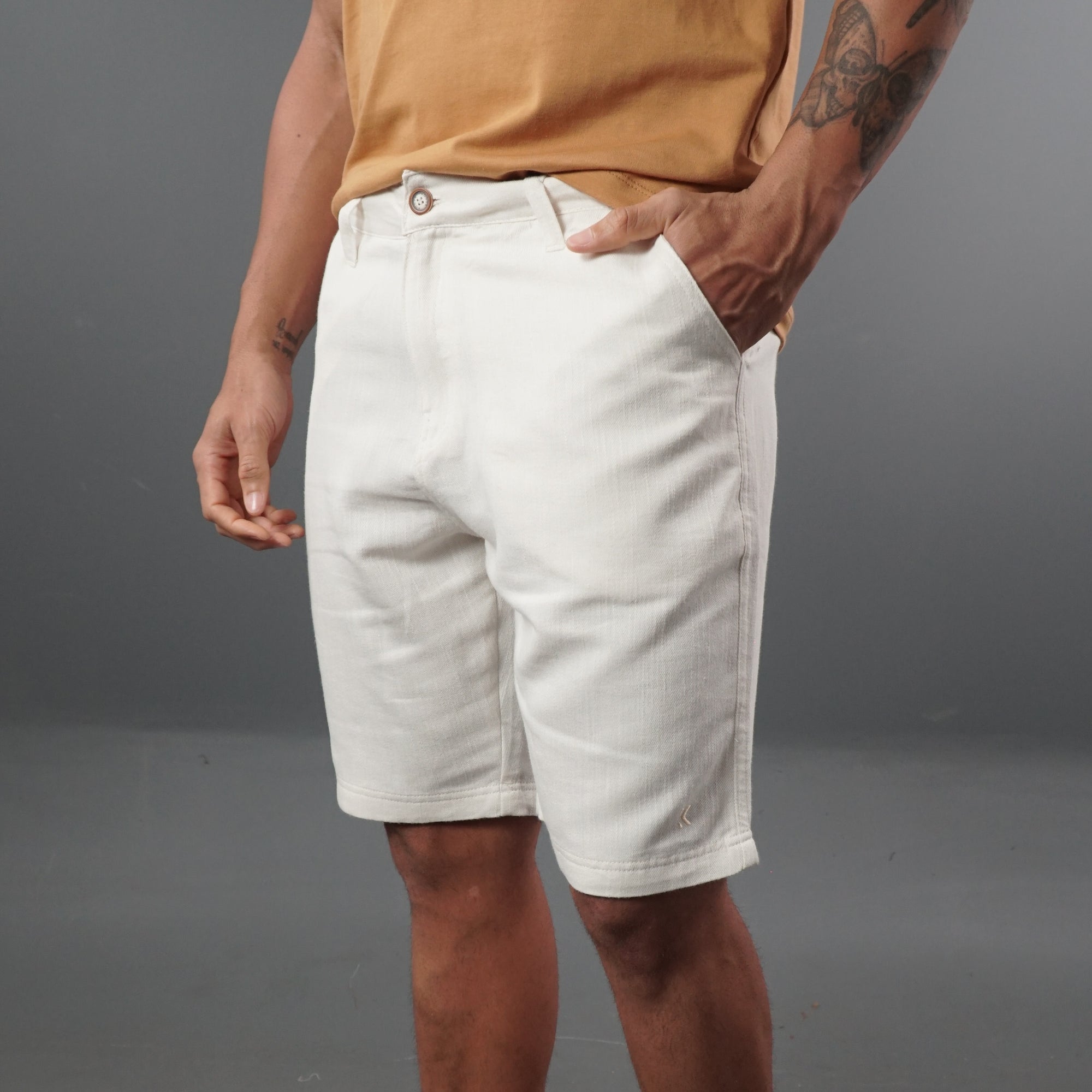 Bermuda Masculina com Linho