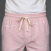 Short Elástico Listrado Flamê – Coral