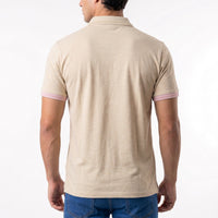 Polo sem Botões Piquet Linen Textilfio
