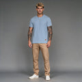 Camiseta Decote Trabalhado KNK – Azul Claro