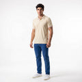 Polo sem Botões Piquet Linen Textilfio