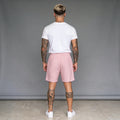 Short Elástico Listrado Flamê – Coral