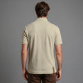Polo de Malha com Ziper – Bege