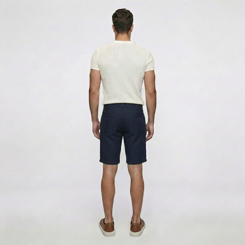 Bermuda Cós Casual com Bolso
