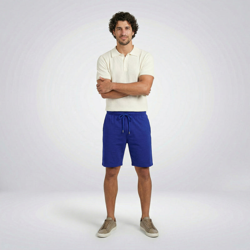 Bermuda Masculina Elástico Lisa