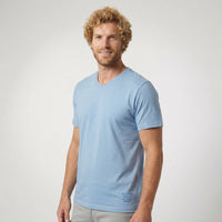 Camisa Casual com Gola V