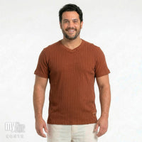 Camiseta Gola V Transpassada - My Size