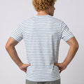 Camiseta Linho Casual Listrada