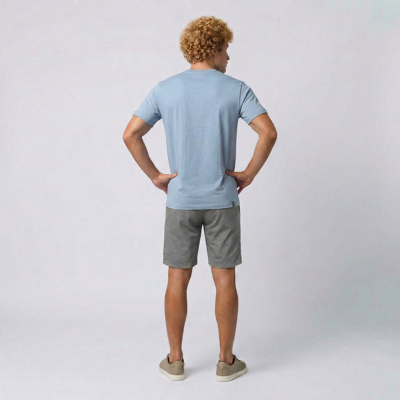 Camiseta Casual Costela-de-Adão